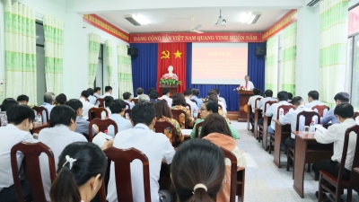 Hội nghị sơ kết giữa nhiệm kỳ thực hiện Nghị quyết Đại hội Đảng bộ Sở Tài nguyên và Môi trường nhiệm kỳ 2020-2025