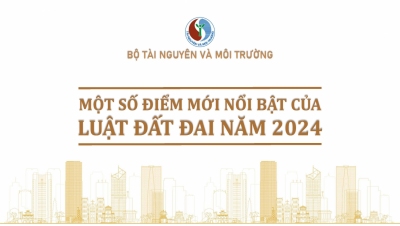 MỘT SỐ ĐIỂM MỚI LUẬT ĐẤT ĐAI 2024