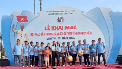 Chi nhánh Đồng Xoài tham gia Hội thao lần thứ VI, năm 2024.