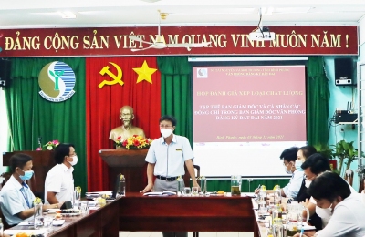 Kiểm điểm, đánh giá, xếp loại chất lượng hằng năm đối với tổ chức đảng, đảng viên và tập thể, cá nhân cán bộ lãnh đạo các cấp