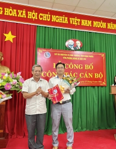 CÔNG BỐ QUYẾT ĐỊNH BỔ NHIỆM LẠI PHÓ GIÁM ĐỐC CHI NHÁNH VPĐKĐĐ ĐẤT ĐAI THỊ XÃ CHƠN THÀNH VÀ CHI NHÁNH VPĐKĐĐ ĐẤT ĐAI HUYỆN BÙ ĐỐP